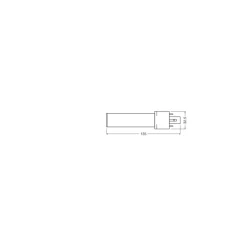 Osram Dulux-S LED 3.5W 400lm - 840 Kallvit | 2-Stift - Ersättare 7W