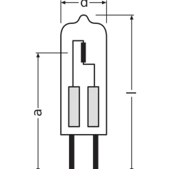Osram 64440 Halostar Starlite 2000 GY6.35 50W 12V 930 | Varm Vit - Bästa färgåtergivning
