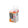Osram LED Superstar E27 Päron Filament Klar 7.5W 1055lm - 940 Kallvit | Bästa Färgåtergivning - Dimbar - Ersättare 75W