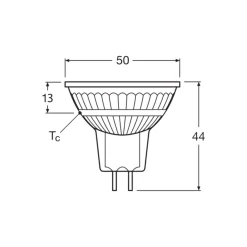 Osram LED Superstar Plus Reflektor Spot GU5.3 MR16 6.8W 621lm 36D - 927 Extra Varm Vit | Bästa Färgåtergivning - Dimbar - Ersättare 50W
