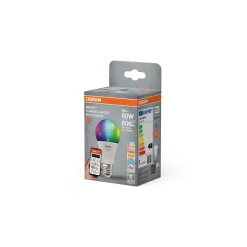 Osram Smart+ Matter Classic LED E27 Päron Matt 9W 806lm - 827-865 Justerbar Vit | Dimbar - Ersättare 60W