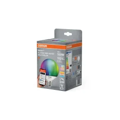 Osram Smart+ Matter Classic LED E27 Globe Matt 14W 1521lm - 827-865 Justerbar Vit | Dimbar - Ersättare 100W