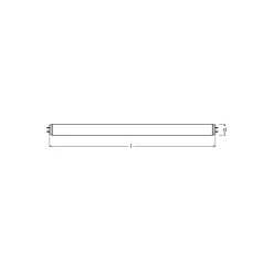 Osram T8 Lumilux 36W - 830 Varm Vit | 120cm