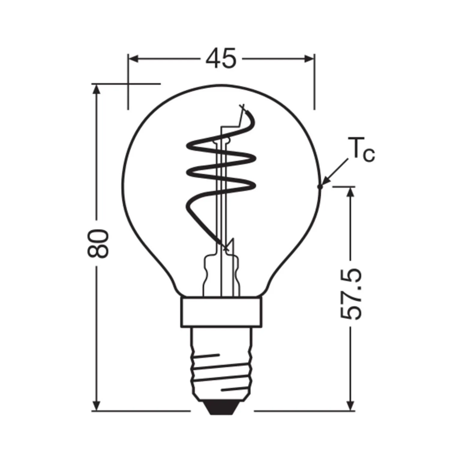 Osram Vintage 1906 LED Classic Slim E14 Päron Filament Guld 4.9W 470lm - 922 Extra Varm Vit | Bästa Färgåtergivning - Dimbar - Ersättare 40W