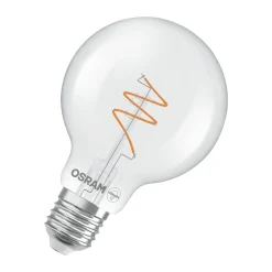Osram Vintage 1906 LED E27 Globe Filament Klar 4.6W 470lm - 927 Extra Varm Vit | Bästa Färgåtergivning - Dimbar - Ersättare 40W