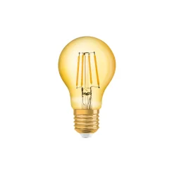 Osram Vintage 1906 LED E27 Päron Filament Guld 4W 410lm - 824 Extra Varm Vit | Ersättare 40W