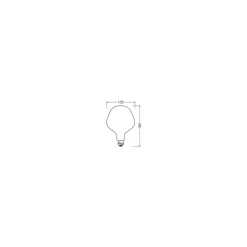Osram Vintage 1906 LED E27 Special Filament Matt 7.3W 806lm - 827 Extra Varm Vit | Dimbar - Ersättare 60W