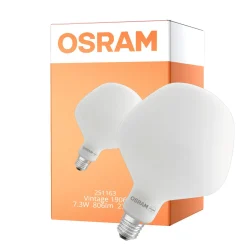 Osram Vintage 1906 LED E27 Special Filament Matt 7.3W 806lm - 827 Extra Varm Vit | Dimbar - Ersättare 60W