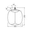 Osram Vintage 1906 LED E27 Special Filament Smoke 12W 550lm - 818 Extra Varm Vit | Dimbar - Ersättare 40W