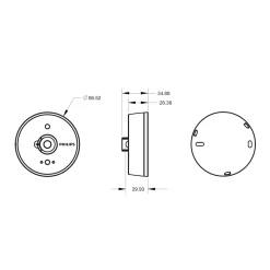 Philips Armaturs OccuSwitch Trådlös Interact ready sensor