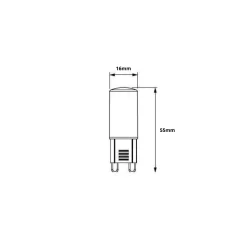 Philips CorePro LED Capsule G9 Matt 2.7W 300lm - 827 Extra Varm Vit | Dimbar - Ersättare 25W