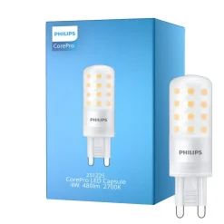 Philips CorePro LED Capsule G9 Matt 4W 480lm - 827 Extra Varm Vit | Dimbar - Ersättare 40W