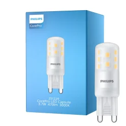 Philips CorePro LED Capsule G9 Matt 3.7W 470lm - 830 Varm Vit | Ersättare 40W