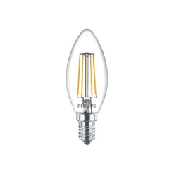 Philips Corepro LED Kronljus E14 Filament Klar 4.3W 470lm - 827 Extra Varm Vit | Ersättare 40W
