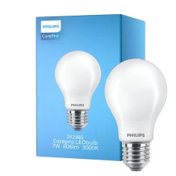 Philips Corepro LED Lampa E27 Päron Matt 7W 806lm - 830 Varm Vit | Ersättare 60W