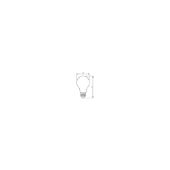 Philips Corepro LED Lampa E27 Päron Matt 17.5W 2452lm - 827 Extra Varm Vit | Ersättare 150W