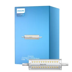 Philips Corepro LED Lineair R7s 118mm 14W 1600lm - 830 Varm Vit | Dimbar - Ersättare 100W
