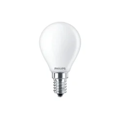 Philips Corepro LED Lustre E14 Boll Matt 6.5W 806lm - 840 Kallvit | Ersättare 60W