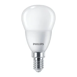 Philips Corepro LED Lustre E14 boll Matt 5W 470lm - 840 Kallvit | Ersättare 40W
