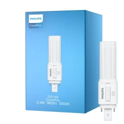 Philips CorePro PL-C LED 360D 6.9W 980lm - 830-840-865 CCT | 2-Stift - Ersättare 18W