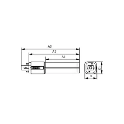 Philips CorePro PL-C LED 360D 8.9W 1300lm - 830-840-865 CCT | 2-Stift - Ersättare 26W