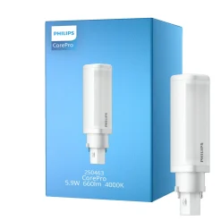 Philips CorePro PL-C LED 5.9W 660lm - 840 Kallvit | 2-Stift - Ersättare 13W
