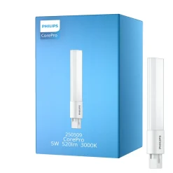 Philips CorePro PL-S LED 5W - 830 Varm Vit | 2-Stift - Ersättare 11W