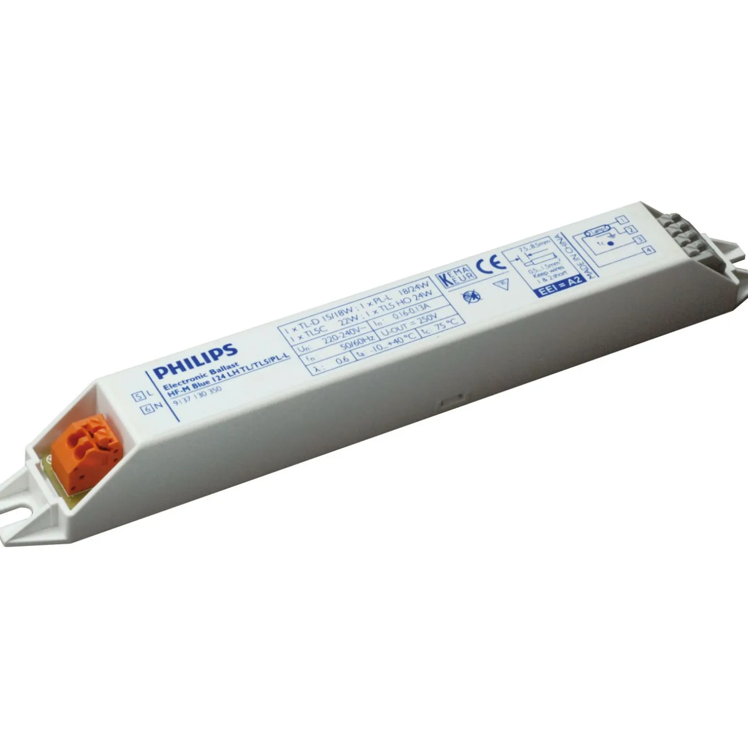 Philips HF-Matchbox Blue 124 LH TL/TL5/PL-L for 1x24W