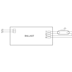 Philips HF-Matchbox Blue 121 LH TL5 for 1x21W