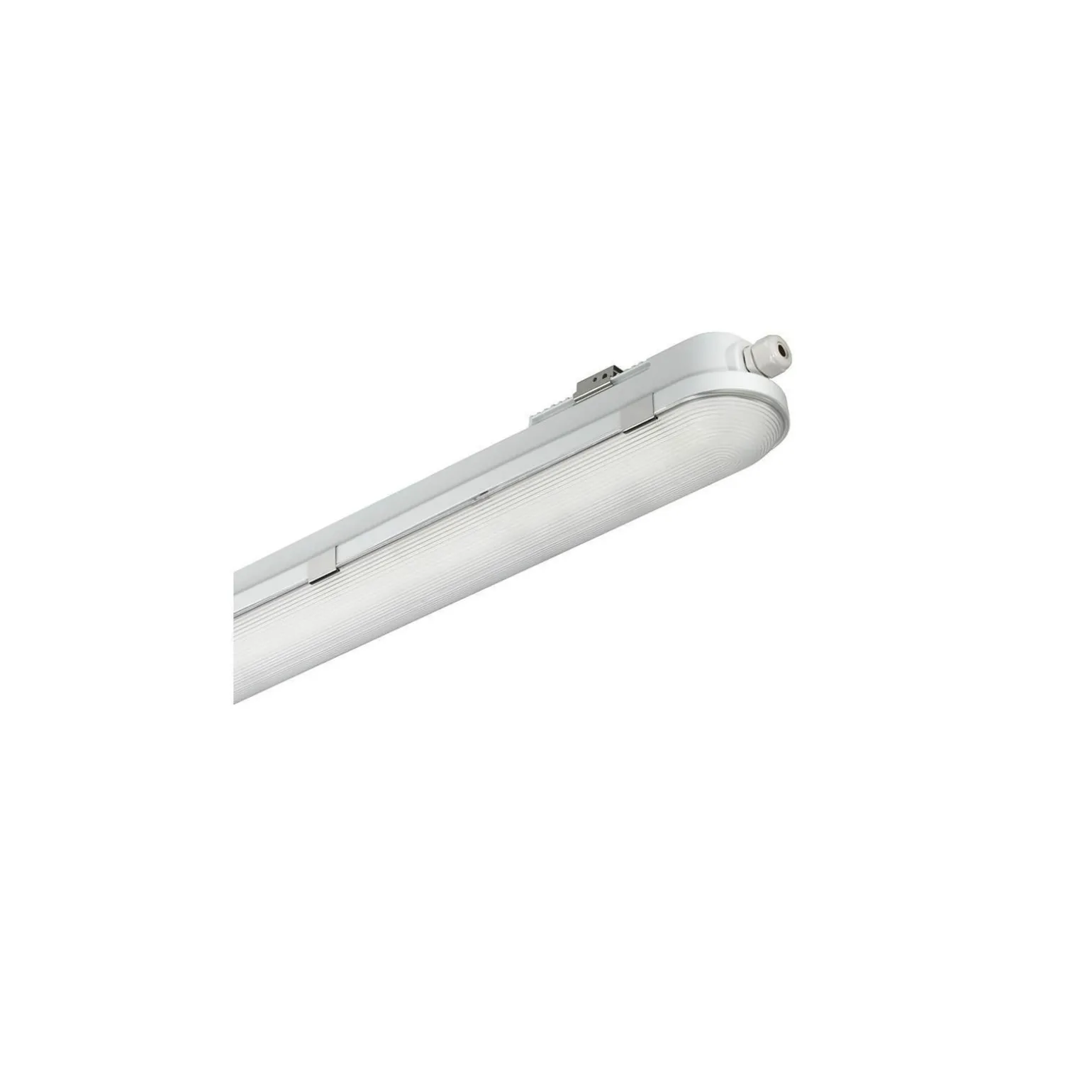 Philips LED Allmänbruksarmatur Vattentät CoreLine WT120C G2 45W 6000lm - 840 Kallvit | 150cm - Dali Dimbar
