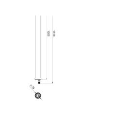 Philips LED Allmänbruksarmatur Vattentät Coreline WT210C G2 31W 5000lm - 840 Kallvit | 120cm - Zigbee Dimbar - Ersättare 2x36W