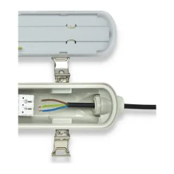 Philips LED Allmänbruksarmatur Vattentät Ledinaire EcoSet 50W 6800lm - 840 Kallvit | 150cm - Fjärrkontroll - Ersättare 2x58W