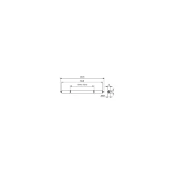 Philips LED Allmänbruksarmatur Vattentät CoreLine Tubular WT210C 28W 3900lm - 840 Kallvit | 150cm