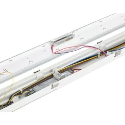 Philips LED Allmänbruksarmatur Vattentät CoreLine WT120C G3 37W 6000lm - 840 Kallvit | 150cm - Dimbar - Rörelse- och Ljussensor - Kabelgenomföring 3-Fas - Ersättare 2x58W