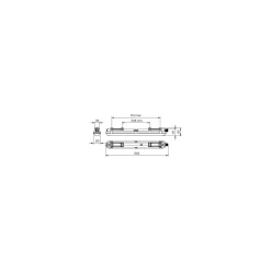 Philips LED Allmänbruksarmatur Vattentät Coreline 12.8W 2000lm - 840 Kallvit | 60cm - Ersättare 2x18W