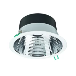 Philips LED Downlight Coreline DN142B Aluminium Vit 19.2W 2300lm 60D - 840 Kallvit | Utskärning 200mm - IP54 - UGR<19