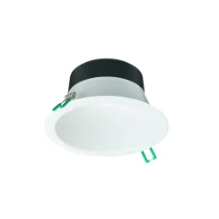 Philips LED Downlight Coreline DN142B Aluminium Vit 9.8W 1200lm 60D - 840 Kallvit | Utskärning 155mm - IP20 - Vit Reflektor