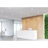 Philips LED Downlight CoreLine DN142B Aluminium Vit 24.9W 2350lm 90D - 840 Kallvit | Utskärning 200mm - IP54/IP20 - Interact Dimbar - Vit Reflektor - 3 Timmar Nödbelysning