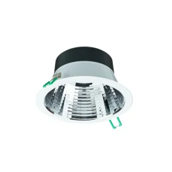Philips LED Downlight Coreline DN142B Aluminium Vit 9.8W 1200lm 60D - 840 Kallvit | Utskärning 155mm - IP54 - UGR<19