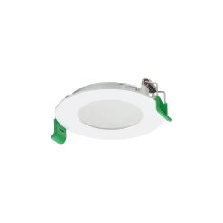 Philips LED Downlight CoreLine Aluminium Vit 6W 700lm 180D - 830-840 CCT | 90mm - Utskärning 83mm - IP20/IP44
