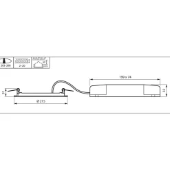 Philips LED Downlight Coreline DN145B Aluminium Vit 21W 2100lm 80D - 830-840 CCT | Utskärning 205mm - IP20