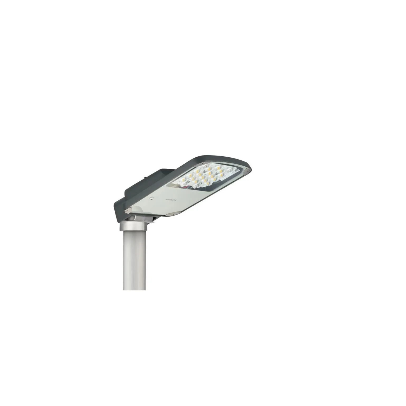 Philips LED Gatubelysning AluRoad Gen2 Pro Mini Aluminium Grå 20.5W 3010lm 5x55x150D - 730 Varm Vit | IP66 - Asymmetrisk
