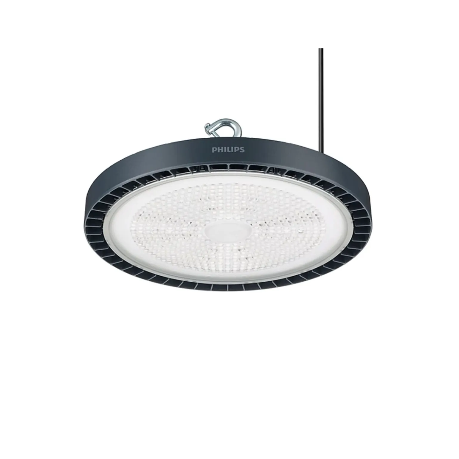Philips LED Highbay BY122P Coreline G5 Aluminium Grå 168W 25000lm 55D - 840 Kallvit | IP65 - Dali Dimbar