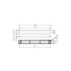 Philips LED Panel CoreLine SM136V G4 43.5W 6500lm - 830 Varm Vit | 157x20cm - UGR<19