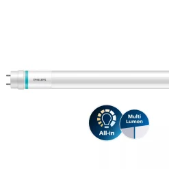Philips LED Rör T8 MASTER Value (EM/Mains) High Output 13.1/15.5W 2100/2500lm - 865 Dagsljus | 120cm - Lumen Växla - Ersättare 36W
