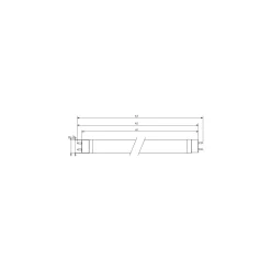 Philips LED Rör T8 MASTER Value (EM/Mains) High Output 8W 1050lm - 840 Kallvit | 60cm - Ersättare 18W