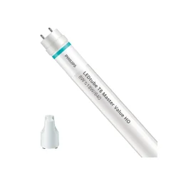Philips LED Rör T8 MASTER Value (EM/Mains) High Output 8W 1050lm - 840 Kallvit | 60cm - Ersättare 18W
