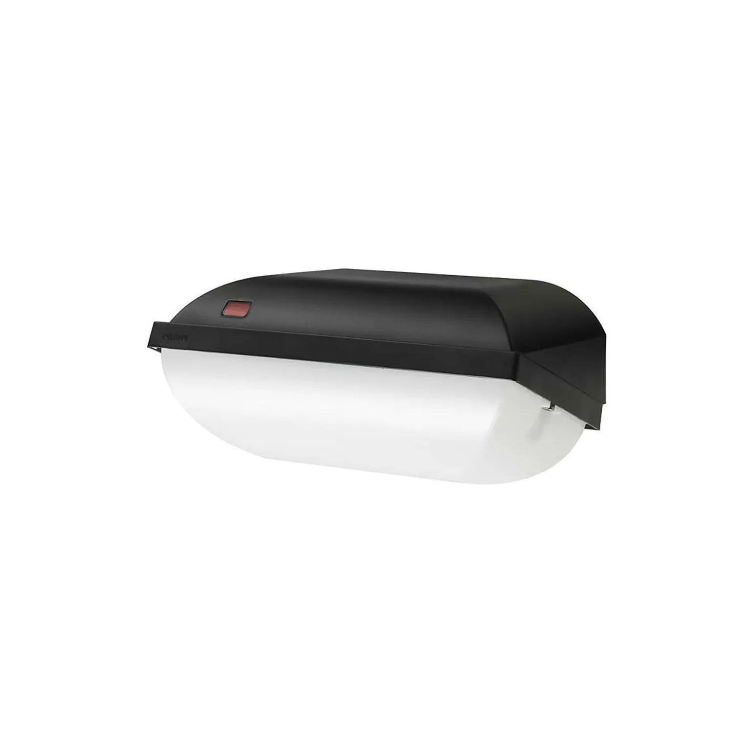 Philips LED Säkerhet Coreline BWC110 Svart 9W 900lm - 830 Varm Vit | 242x110mm - IP54 - Ljussensor