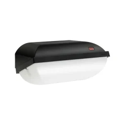 Philips LED Säkerhet Coreline BWC110 Svart 9W 900lm - 830 Varm Vit | 242x110mm - IP54 - Ljussensor