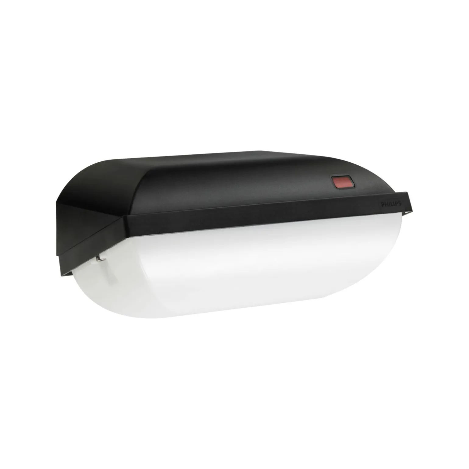 Philips LED Säkerhet Coreline BWC110 Svart 9W 900lm - 830 Varm Vit | 242x110mm - IP54 - Ljussensor